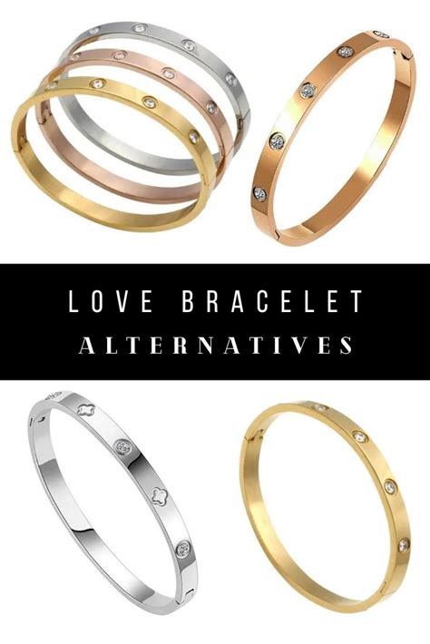 cartier love bracelt dupe|cartier love bracelet lookalikes.